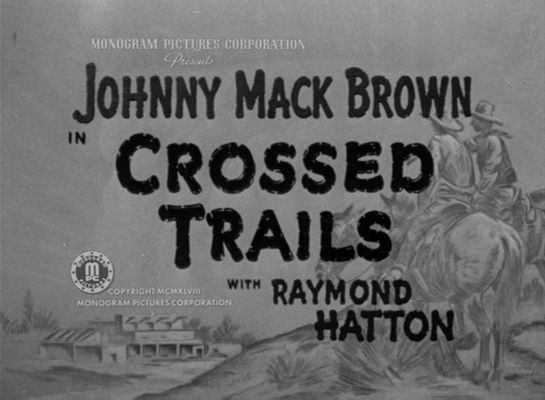 Title screen of Crossed Trails