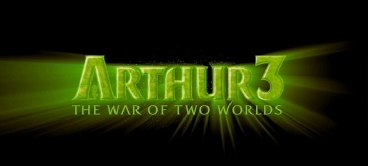 Title screen of Arthur et la guerre des deux mondes