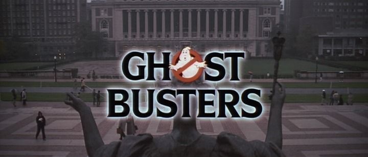 Title screen of Ghostbusters