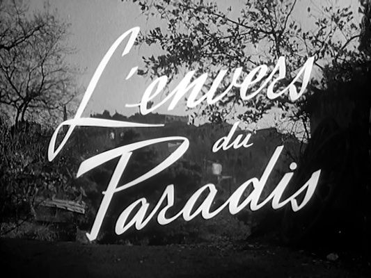 Title screen of L'envers du paradis