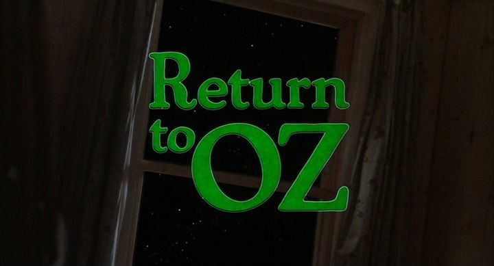 Title screen of Return to Oz