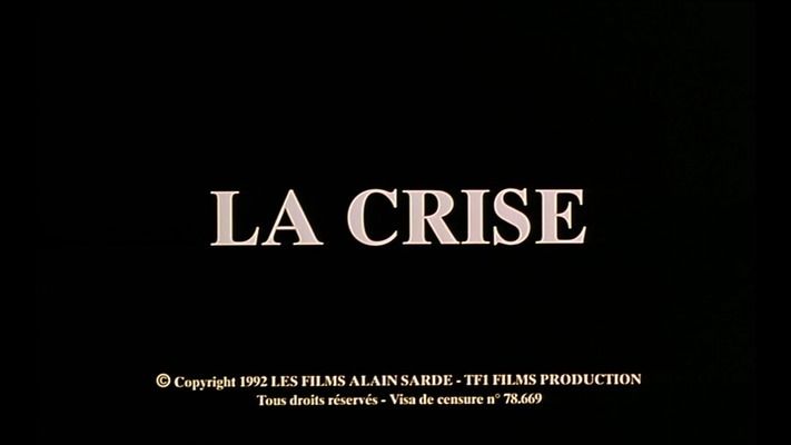 Title screen of La crise