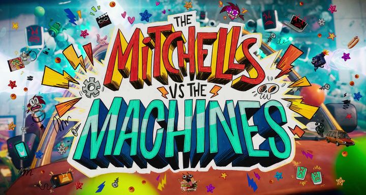 Title screen of The Mitchells vs the Machines