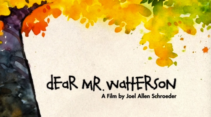 Title screen of Dear Mr. Watterson