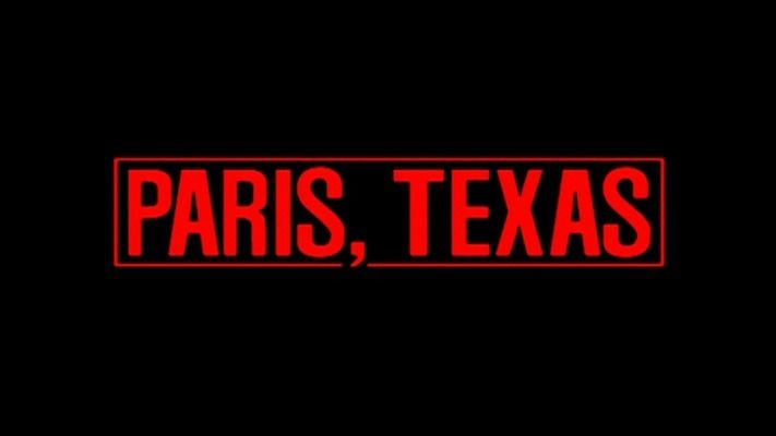 Title screen of Paris, Texas