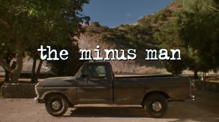 Title screen of The Minus Man