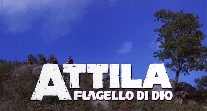 Title screen of Attila flagello di Dio