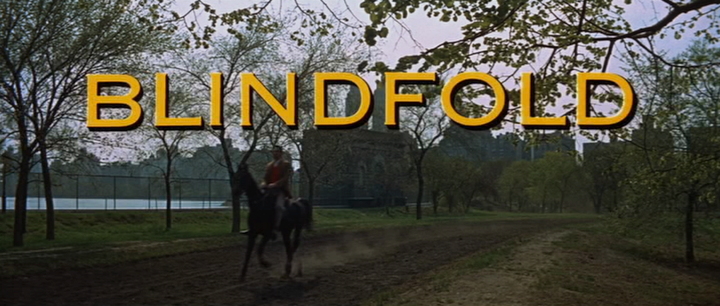 Title screen of Blindfold