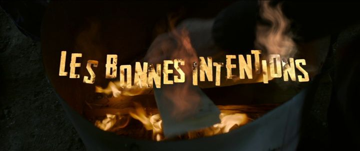 Title screen of Les bonnes intentions
