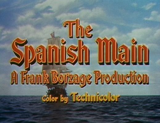Title screen of The Spanish Main