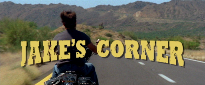 Title screen of Jake's Corner