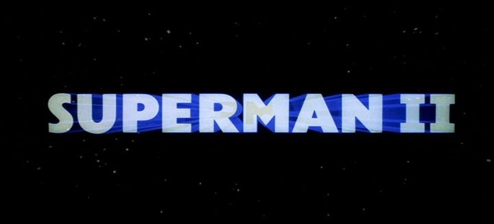 Title screen of Superman II