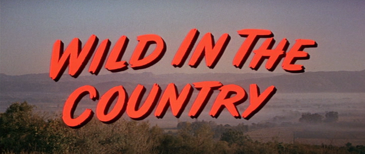 Title screen of Wild in the Country