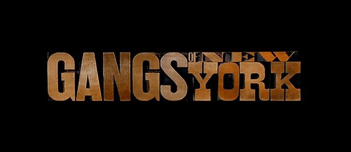 Title screen of Gangs of New York