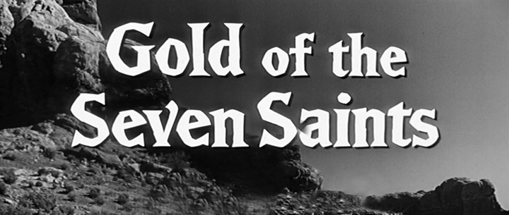 Title screen of Gold of the Seven Saints
