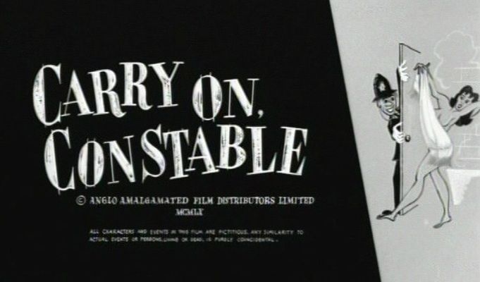 Title screen of Carry on Constable