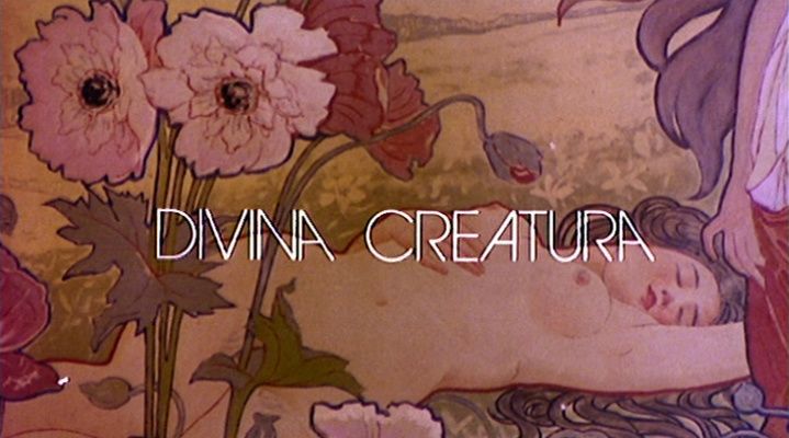 Title screen of Divina creatura