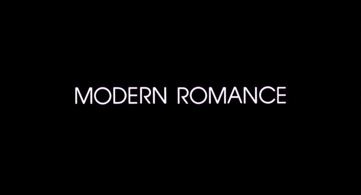 Title screen of Modern Romance
