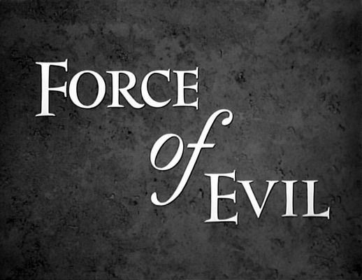 Title screen of Force of Evil