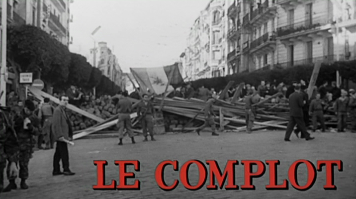 Title screen of Le complot