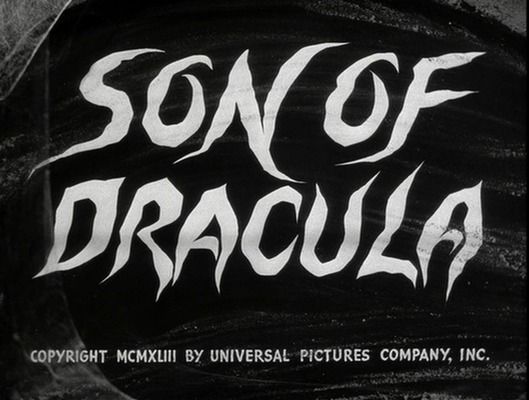 Title screen of Son of Dracula