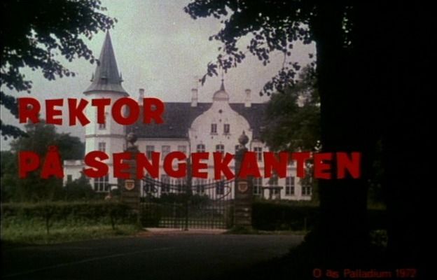 Title screen of Rektor på sengekanten