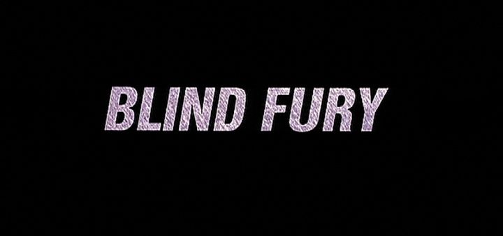 Title screen of Blind Fury