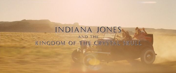Title screen of Indiana Jones and the Kingdom of the Crystal Skull