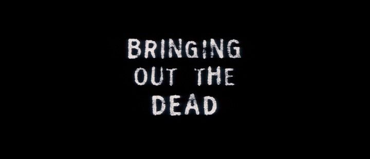 Title screen of Bringing Out the Dead