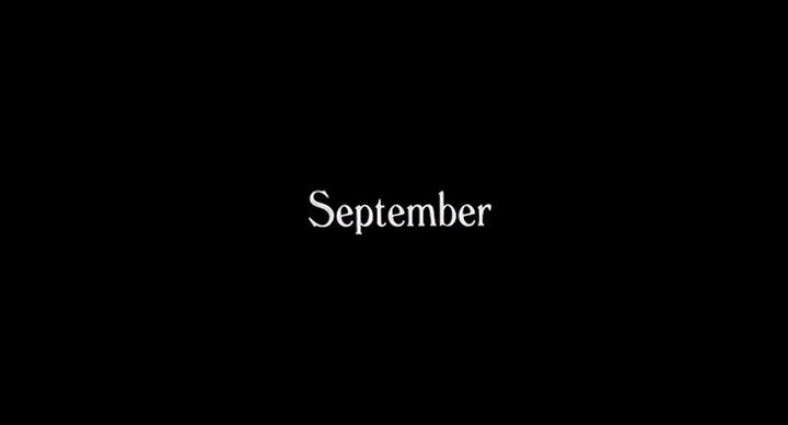 Title screen of September