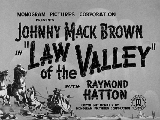 Title screen of Law of the Valley