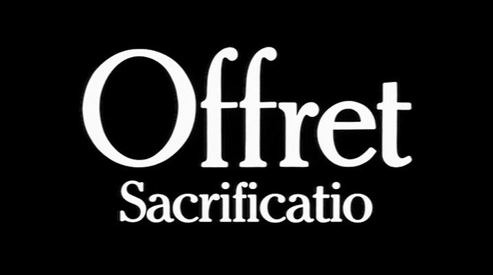 Title screen of Offret