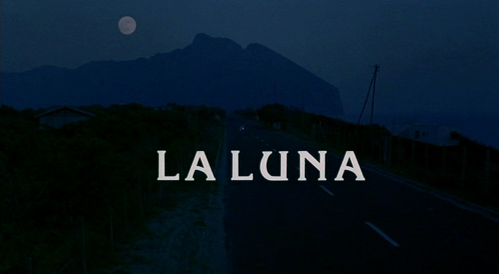 Title screen of La luna