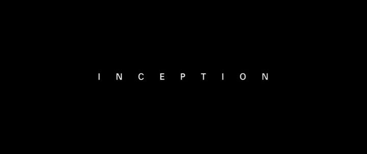 Title screen of Inception
