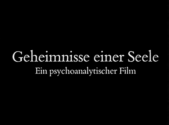 Title screen of Geheimnisse einer Seele
