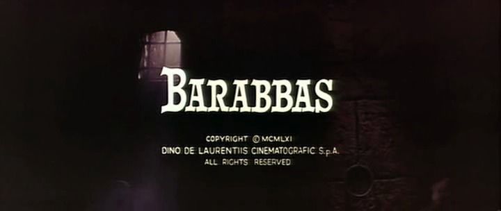 Title screen of Barabba