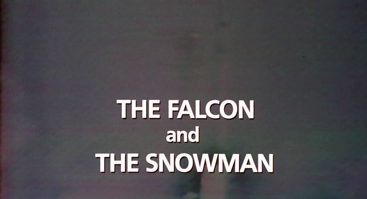 Title screen of The Falcon and the Snowman