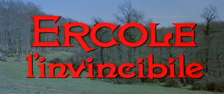 Title screen of Ercole l'invincibile