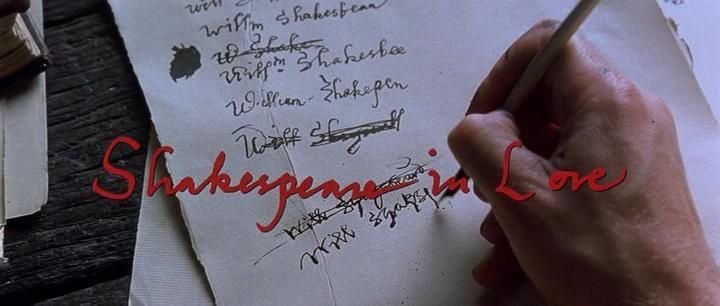 Title screen of Shakespeare in Love