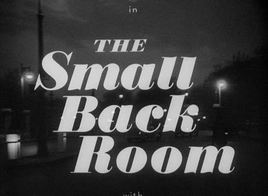Title screen of The Small Back Room