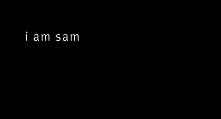 Title screen of I Am Sam