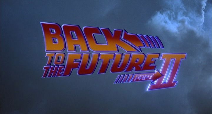 Title screen of Back to the Future Part II
