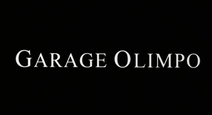 Title screen of Garage Olimpo