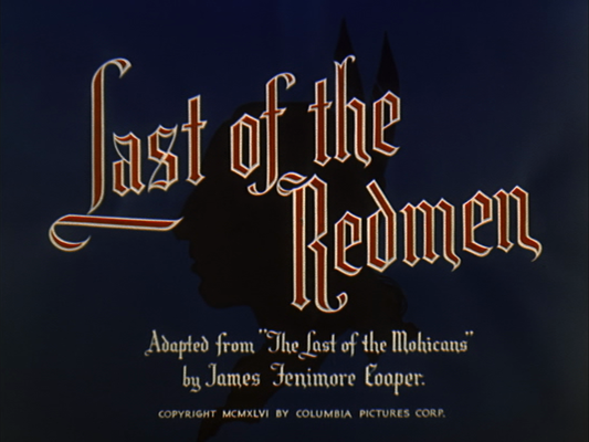 Title screen of Last of the Redmen
