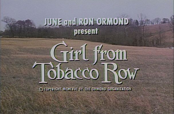 Title screen of Girl from Tobacco Row