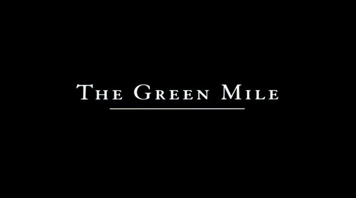 Title screen of The Green Mile