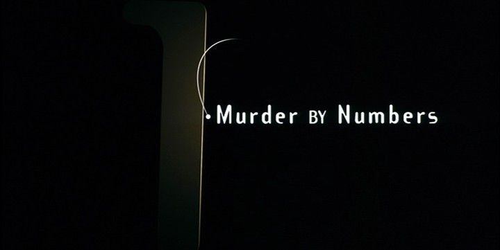 Title screen of Murder by Numbers