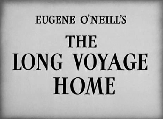 Title screen of The Long Voyage Home