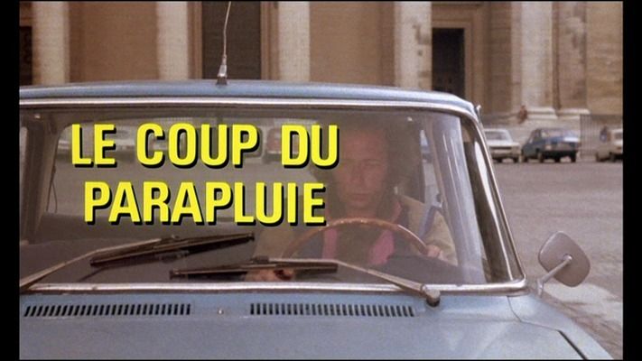 Title screen of Le coup du parapluie
