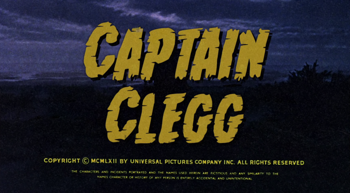 Title screen of Captain Clegg